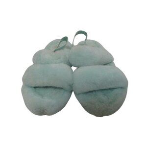 *UGG Mint Ground Fuzzy Slipper Flats - Size 8.5